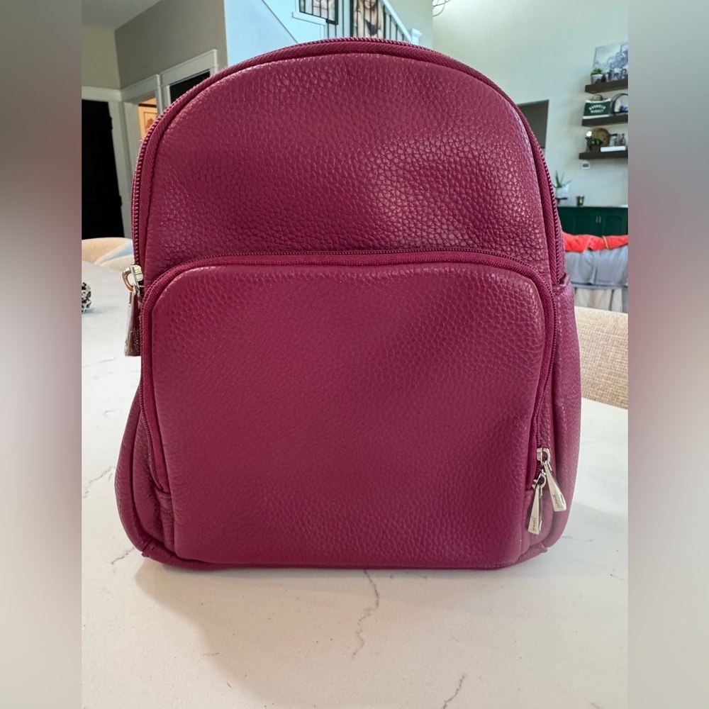Jewell small backpack purse.  Purple in color. Good used condition.